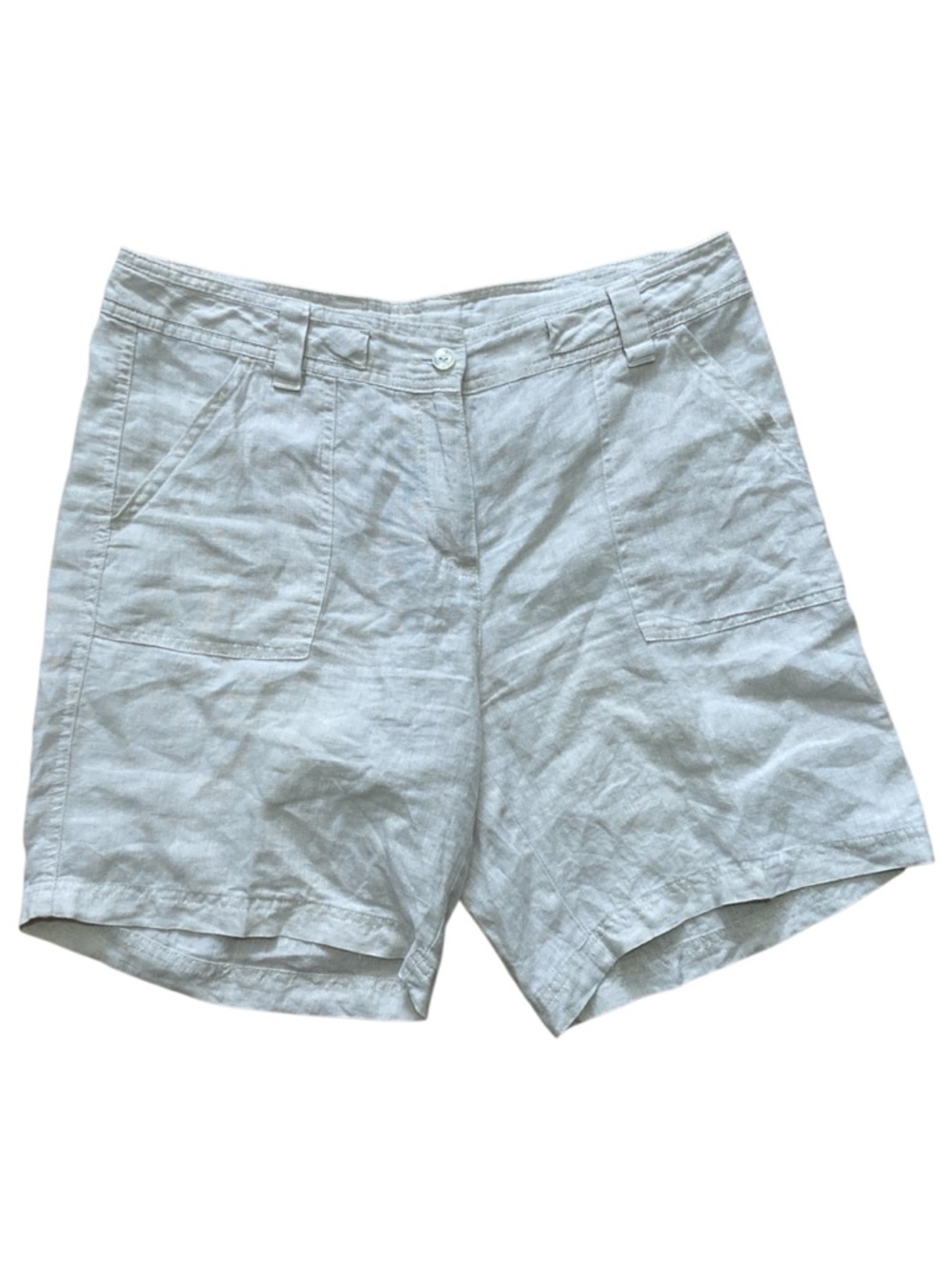 Jones New York 100% Linen Shorts